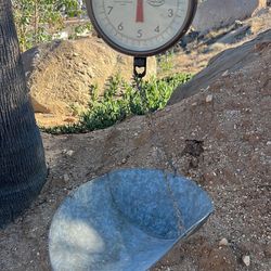 CHATILLON 20 LB. HANGING PRODUCE SCALE W/ SCOOP STYLE BASKET 