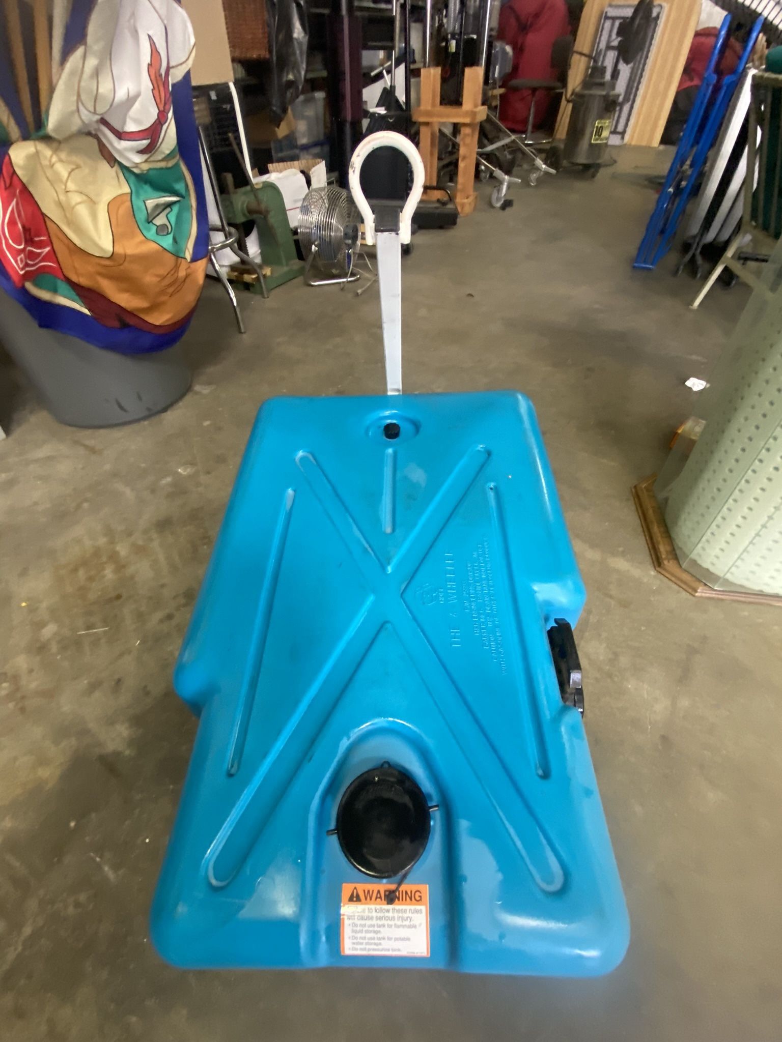 Barker 25 Gallon 4-Wheeler Tote-Along Portable Waste Tank