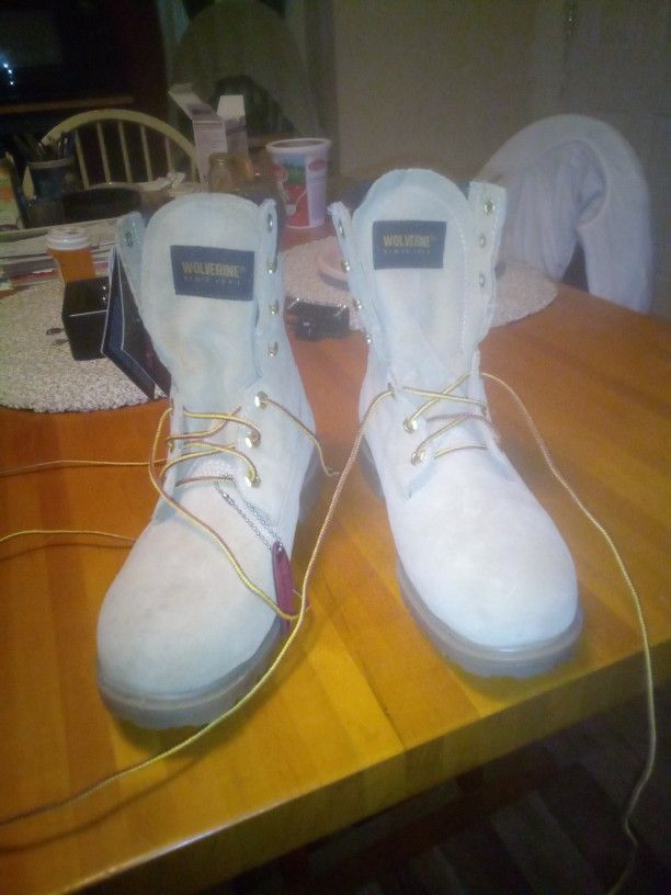 Wolverine Steel Toe Boots Size 10