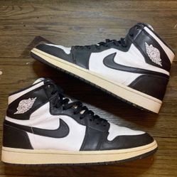 Air Jordan Retro High Black White Size 10