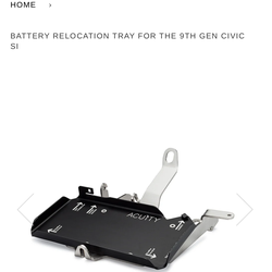 Aquity Battery Relcate Kit 9th gen Civic