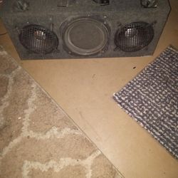 Audiovox Truck Speakers And Box
