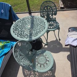 Outdoor Wrought  Iron Set