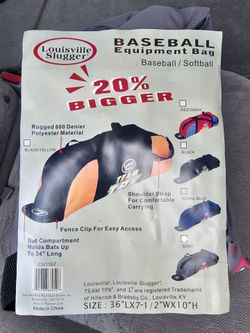 3 bolsas Nuevas Louisville slugger para cargar equipo de beis