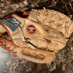 Mizuno 11.5 Inch Leather Right Hand Thrower Baseball Mitt Wilson A450