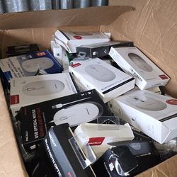 Wired, Bluetooth, and Wireless Mouse,  Boxes