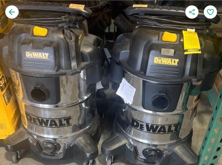 DEWALT WET/DRY VACUUM 10G for Sale in Tempe, AZ OfferUp