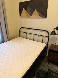 Full size metal bed frame