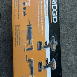 Ridgid 18v 4 Piece Kit