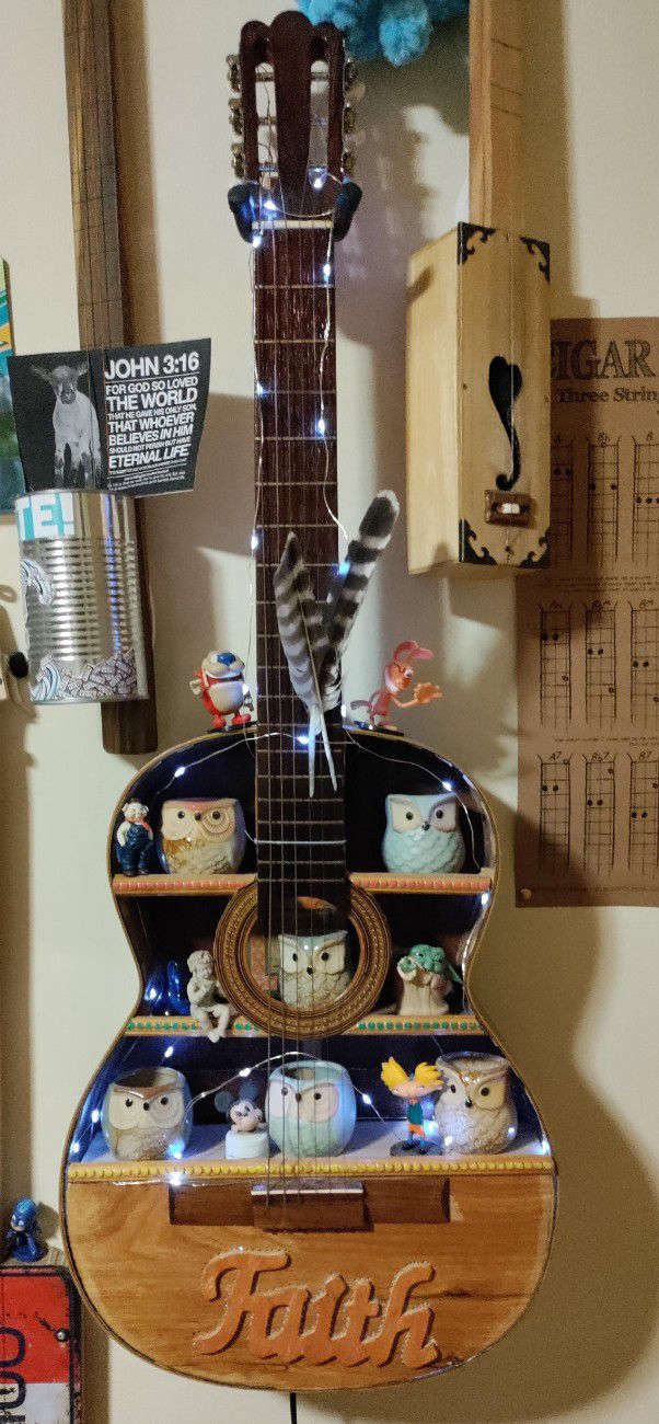 This Guitar Is Mostly For Decoration. 