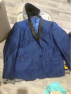 Traje azul