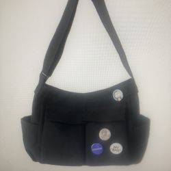 Vintage workwear style women's shoulder bag