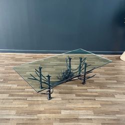 Mid-Century Modern Brutalist Coffee Table by Daniel Gluck
, c.1970's - Delivery Available