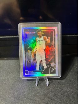 Victor Wembanyama NBA Hoops Refractor
