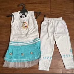 New 2 Pieces Girl One +One Fashion fits 2-3 Ages Outfits .5$