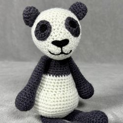 Handmade Stuffed Panda Bear