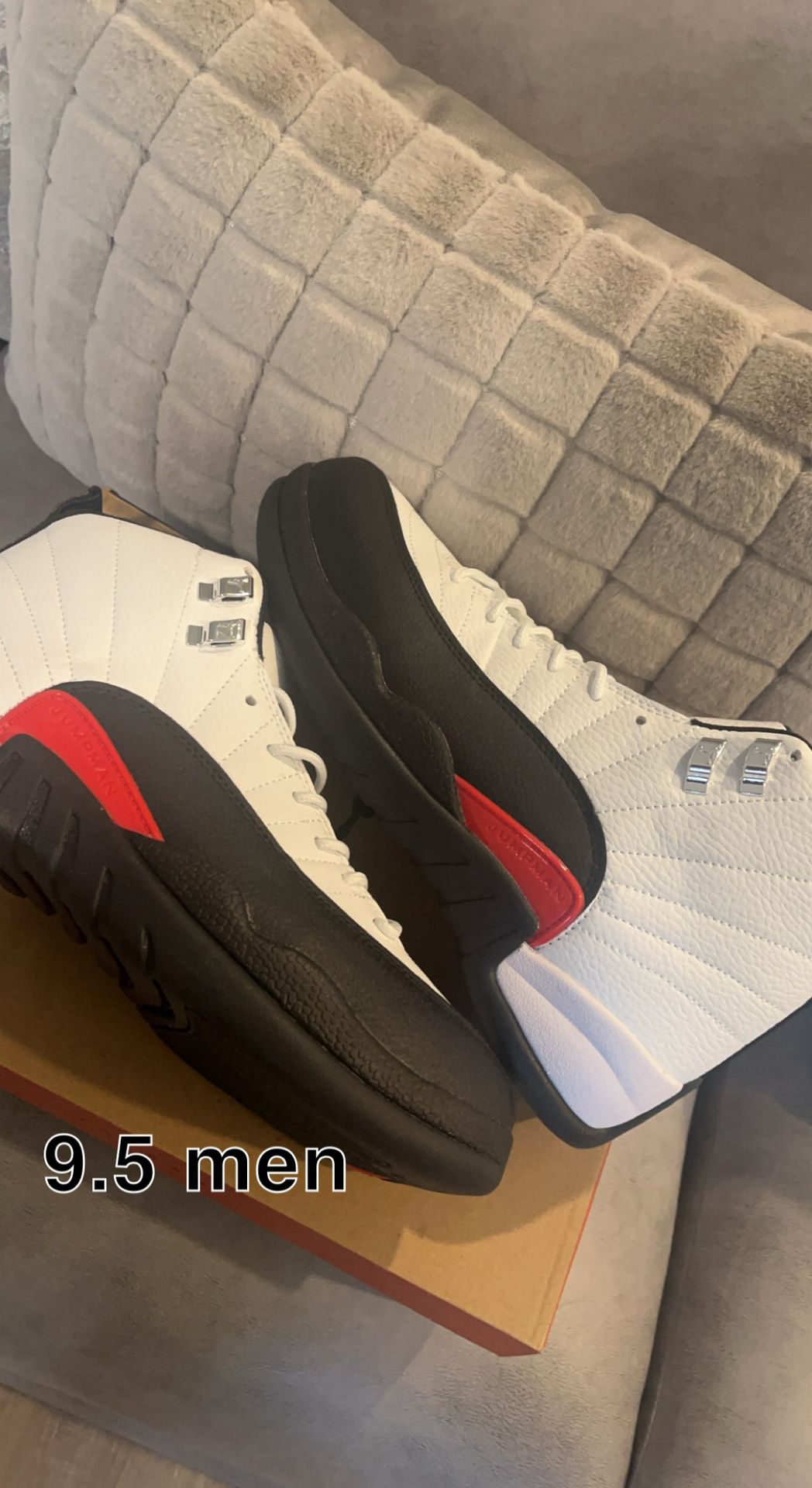Black White Red Jordan’s