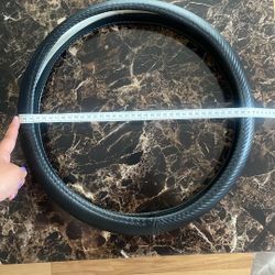 Microfiber Leather Car Medium Steering Wheel Cover.  