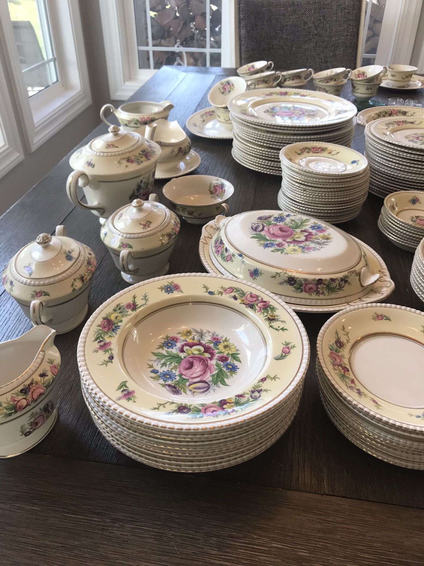 Hampton Court, England Ambassador ware vintage dishes