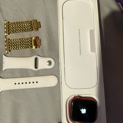 Apple Watch Series 11 Product Red 45 mm Cellular/Gps/Wifi With 5k Golden Bands