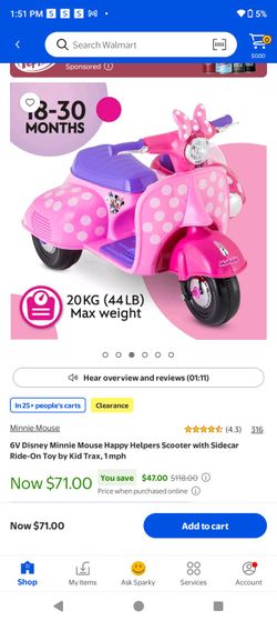 Minnie mouse scooter