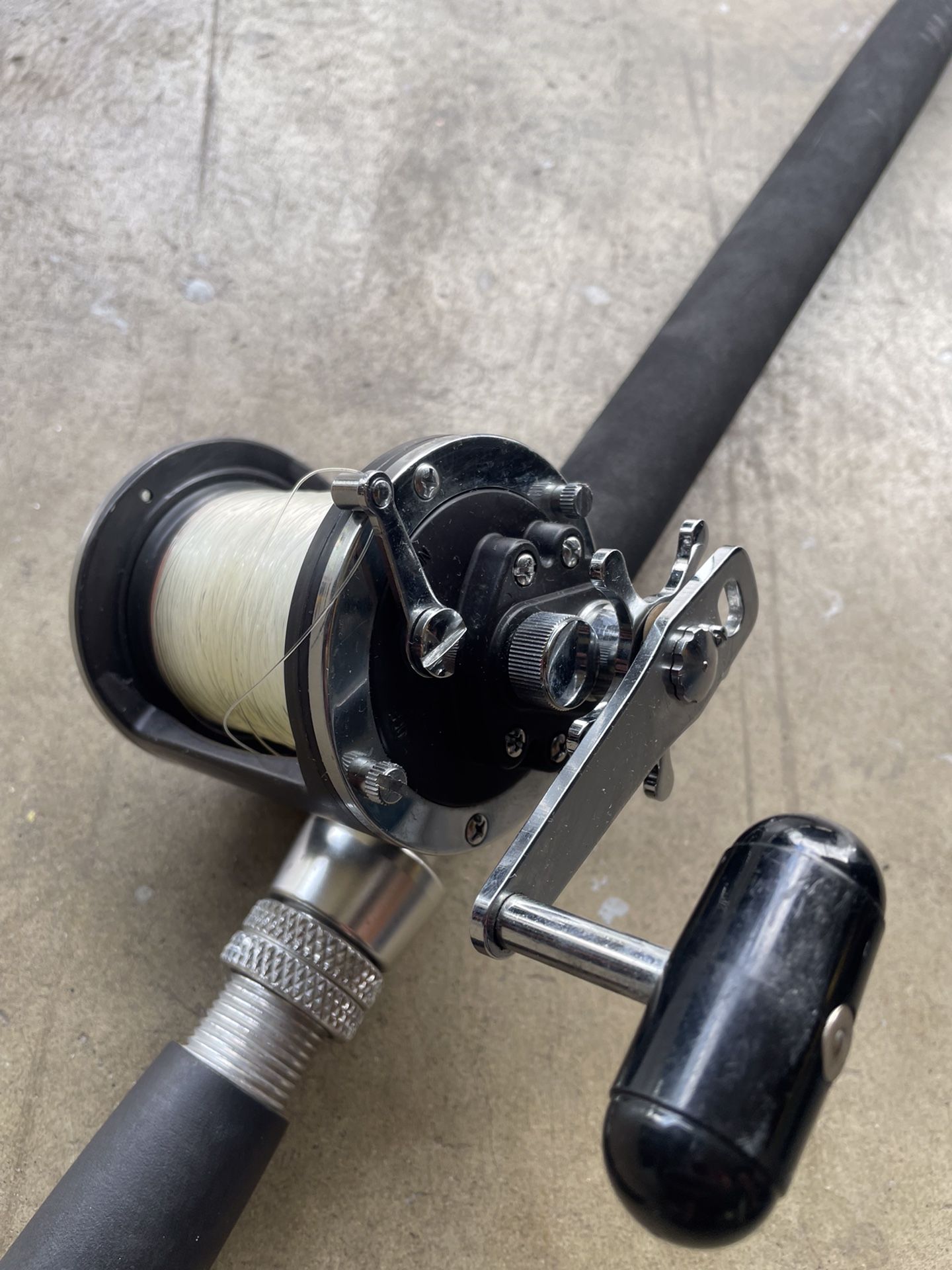 Fishing Combo , Reel Daiwa Sealine 50h , Rod Penn Senator 20-50lb