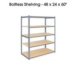 ULINE HEAVY DUTY SHELVES 