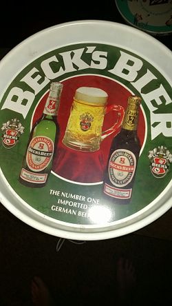 Beck's Bier serving Trays