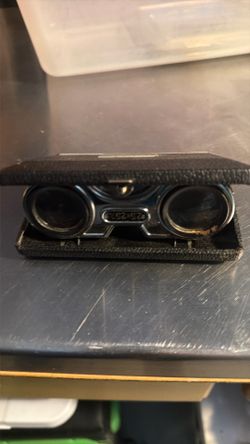 Vintage Folding Sport Glasses 2.5x25 Made in Japan Pocketed Binoculars 2379