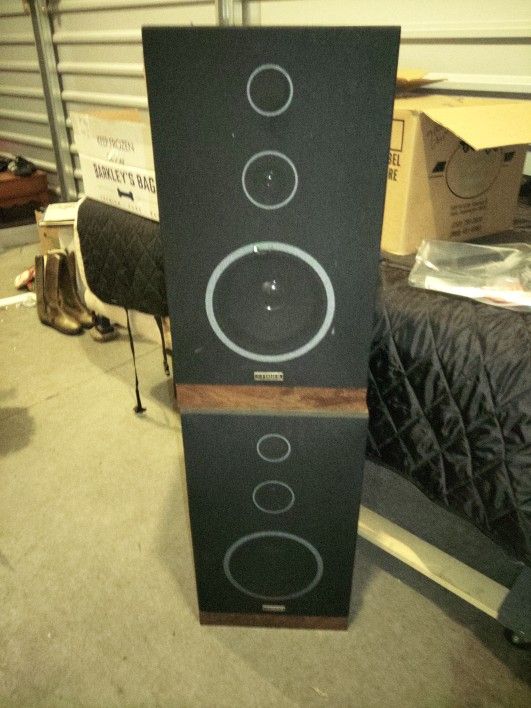 Vintage Fisher Floor Tower Speakers 8221-104