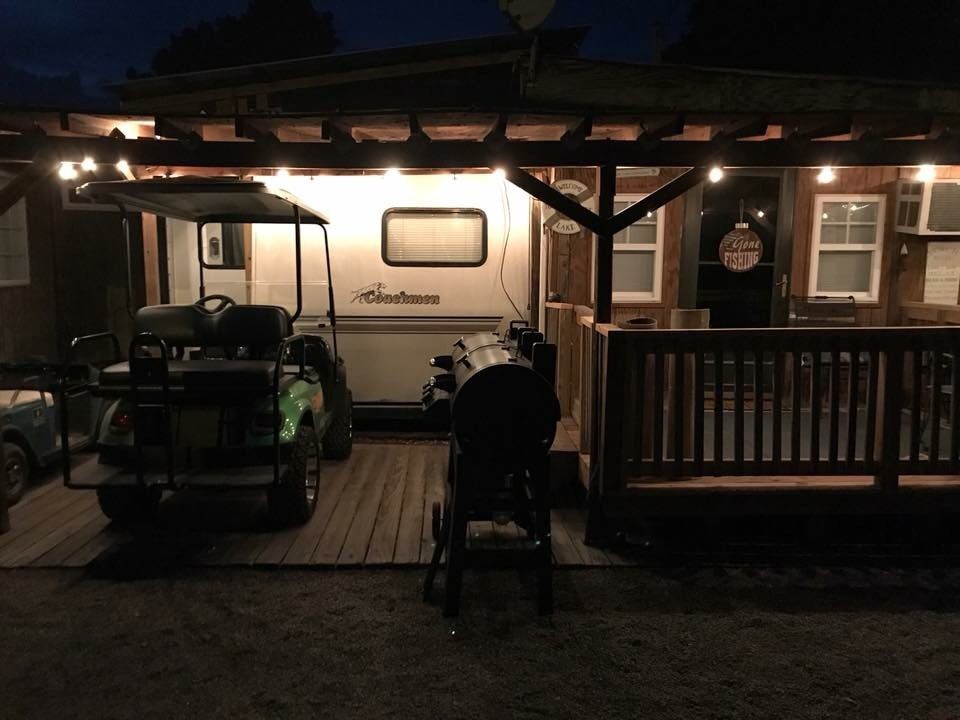 Kerr Lake Permanent camper with house addition