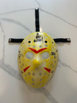 Ari Lehman Autographed Friday The 13th Jason Vorhees Mask (BAS Cert.)