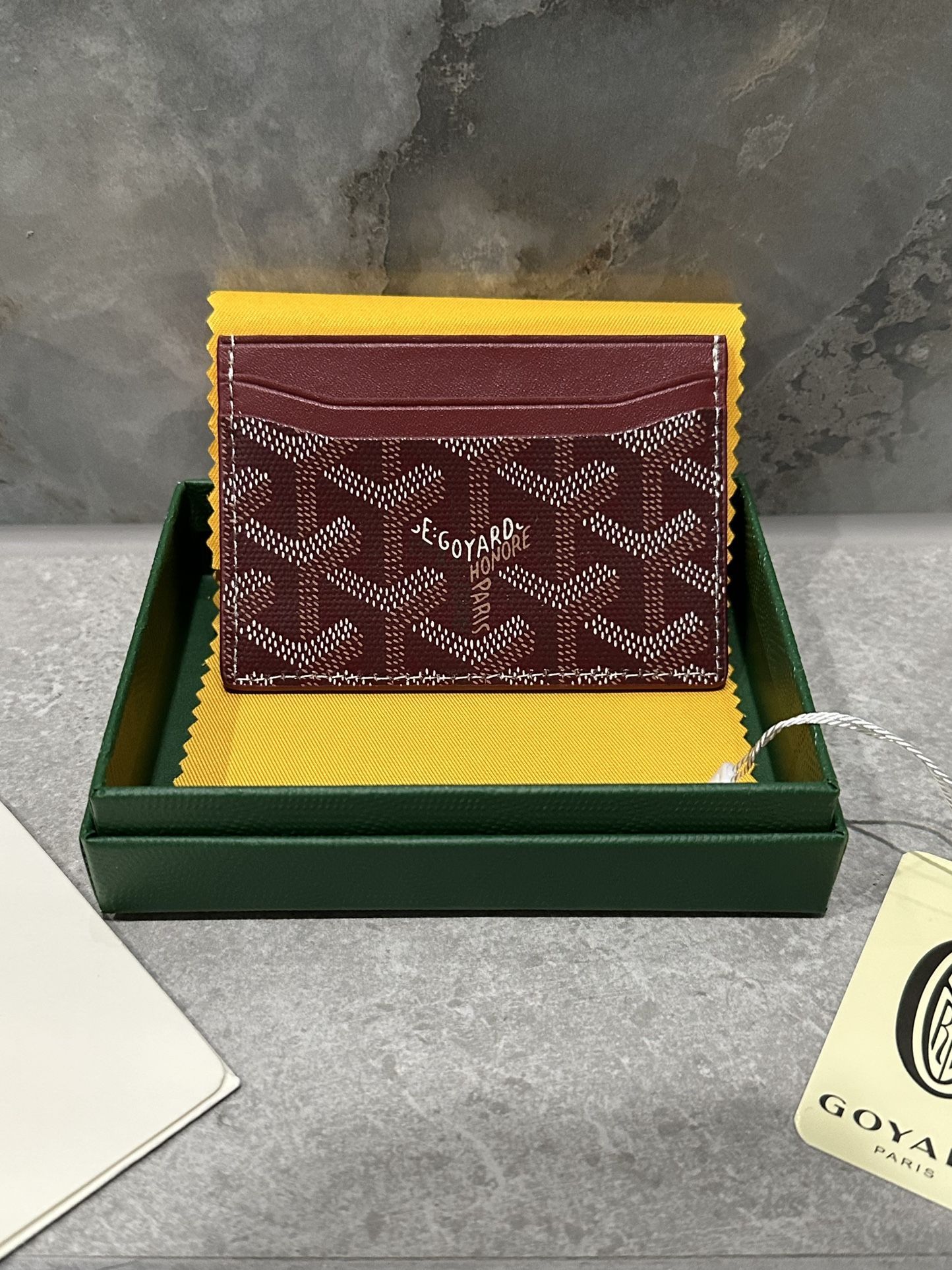 Goyard Card Holder Authentic Receipts Included