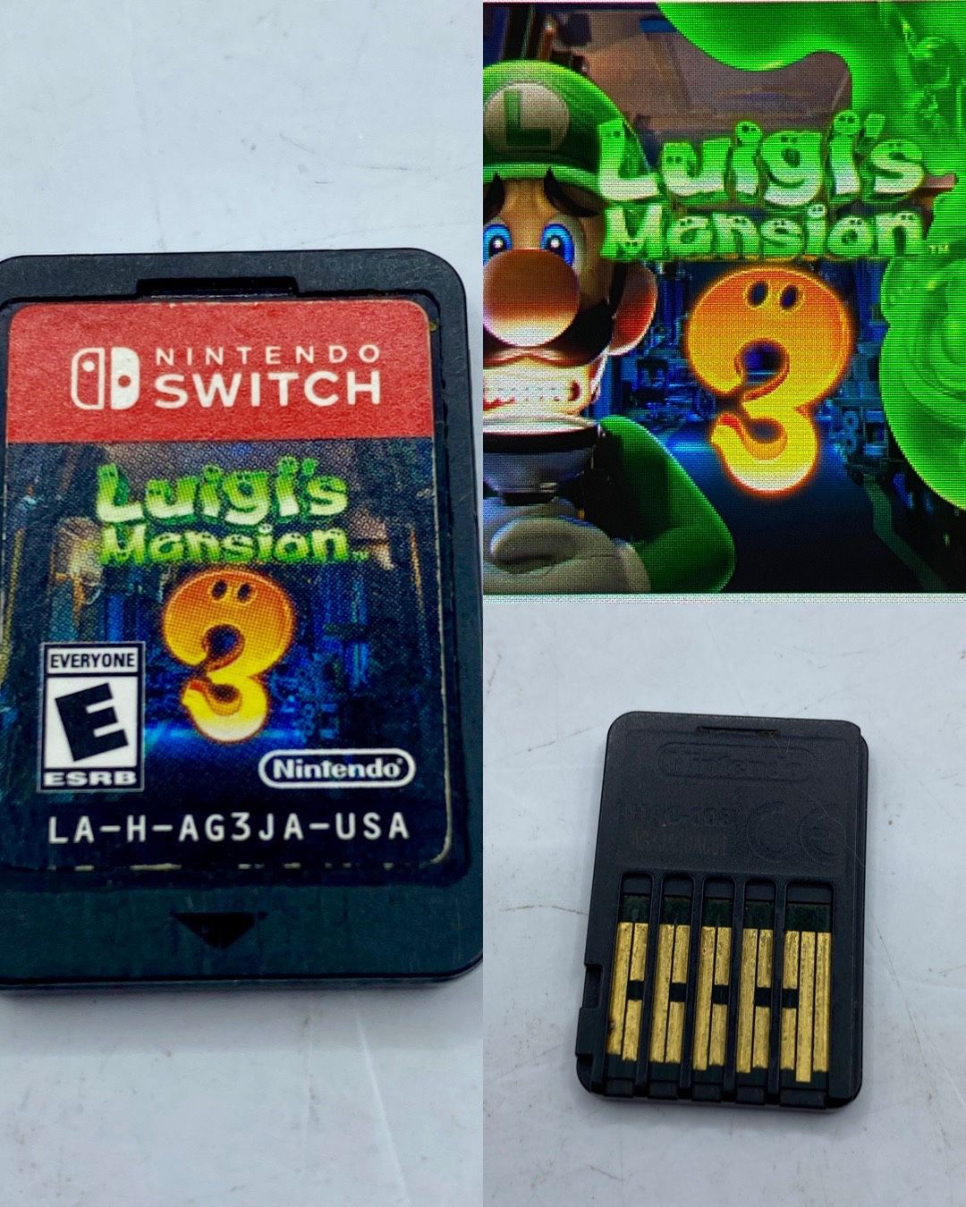 Luigi’s Mansion 3 Cartridge Only Nintendo Switch - Tested Working Authentic