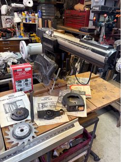 Craftsman radial arm saw cast iron rails