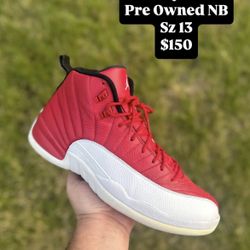 Jordan 12 Gym Red Like New Size 13