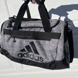 Adidas Grey Black Gym Bag