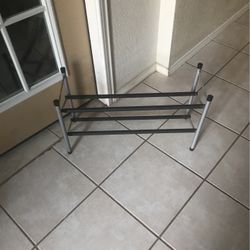 Lightly Used Shoe 👞 Rack Metal 