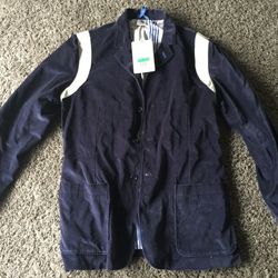 NIKE Vintage 2005 BRS BLUE RIBBON SPORT JACKET BLUE Velvet WHITE XLarge RARE NWT