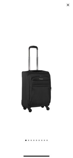 Luggage brand new. Never used. 20” carryon approved size. Expandable, easy glide spinner wheels, lightweight.
