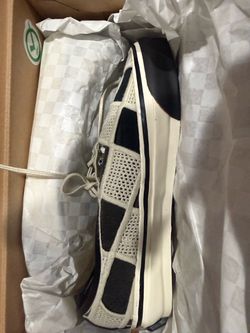 Vans - White and Black Knit Sneakers