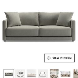 Crate and Barrel 89” Gather sofa
