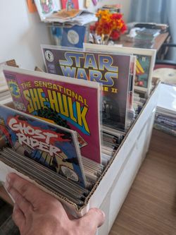 185 comic books! Ghost rider, Spider-Man, Batman, Marvel & DC