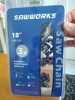 Chainsaw Chains 18inch 3pack 