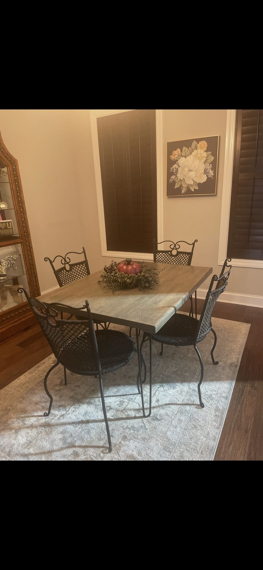 Wooden/Metal Table