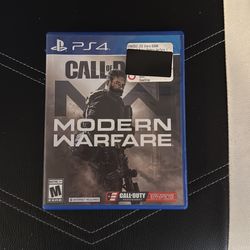 PS4 Call of Duty Modern Warfare