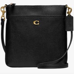 Brand New Coach Crossbody Grain Leather Bag