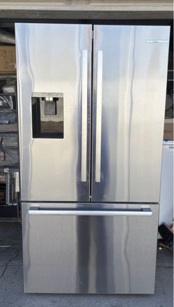 36” BOSH 500 SERIES FRENCH DOOR SMART REFRIGERATOR STAINLESS MODEL 12/2022