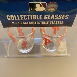 Phillies Collectible Glasses