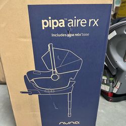 Nuna PIPA Aire RX Infant Car Seat – Caviar (Brand New)